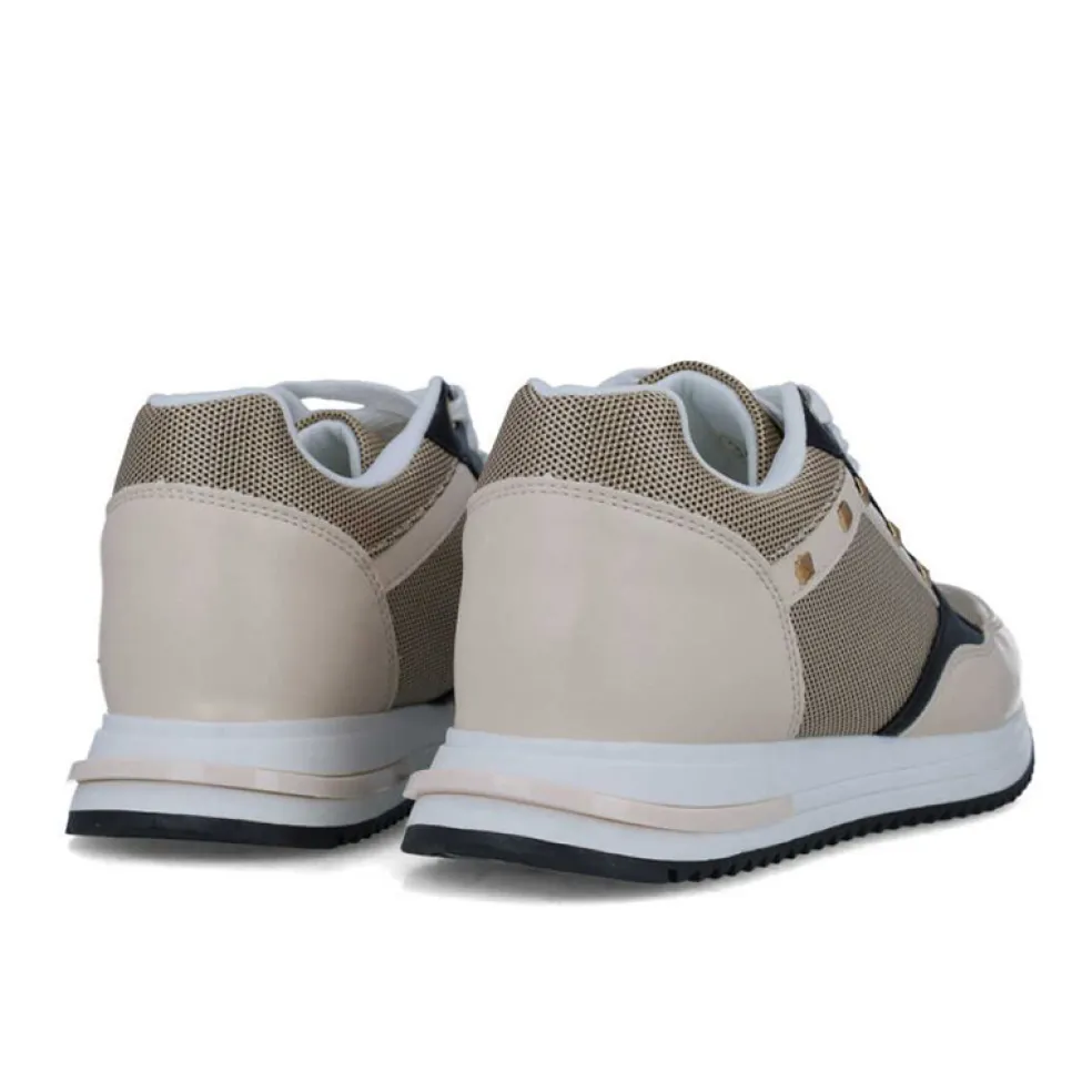 Sneakers donna “Menbur” 23139 Collezione Primavera/Estate 2025 – Beige multi