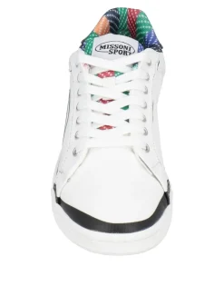 Sneakers Donna “Missoni Sport” SHMISCAN Collezione Primavera/Estate 2025 – Bianco Multicolor