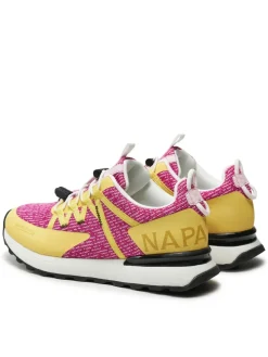 Sneakers Donna “Napapijri” NP0A4I72P911 Collezione Primavera/Estate 2025 – Giallo e Fucsia