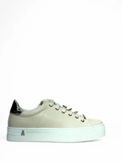 Sneakers donna “Patrizia Pepe” PPJ824 Collezione Primavera /Estate 2025 – Bianco/Avorio/Beige/Nero
