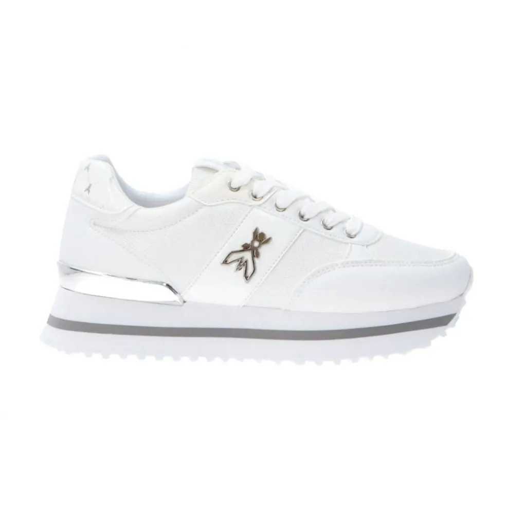 Sneakers donna “Patrizia Pepe” PPJ266 Collezione Primavera /Estate 2025 – Bianco/Beige