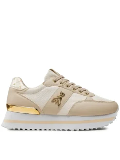 Sneakers donna “Patrizia Pepe” PPJ266 Collezione Primavera /Estate 2025 – Bianco/Beige