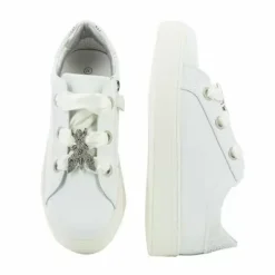 Sneakers donna “Patrizia Pepe” PPJ827 Collezione Primavera /Estate 2025 – Bianco