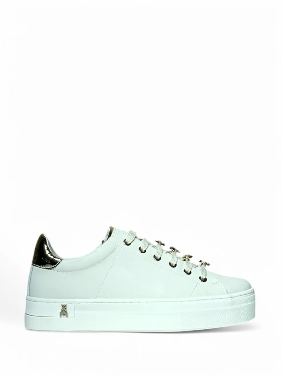 Sneakers donna “Patrizia Pepe” PPJ824 Collezione Primavera /Estate 2025 – Bianco/Avorio/Beige/Nero