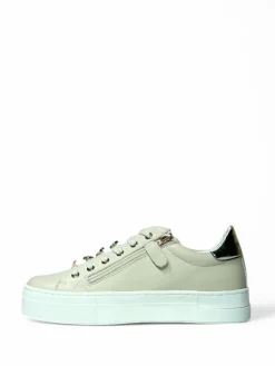 Sneakers donna “Patrizia Pepe” PPJ824 Collezione Primavera /Estate 2025 – Bianco/Avorio/Beige/Nero
