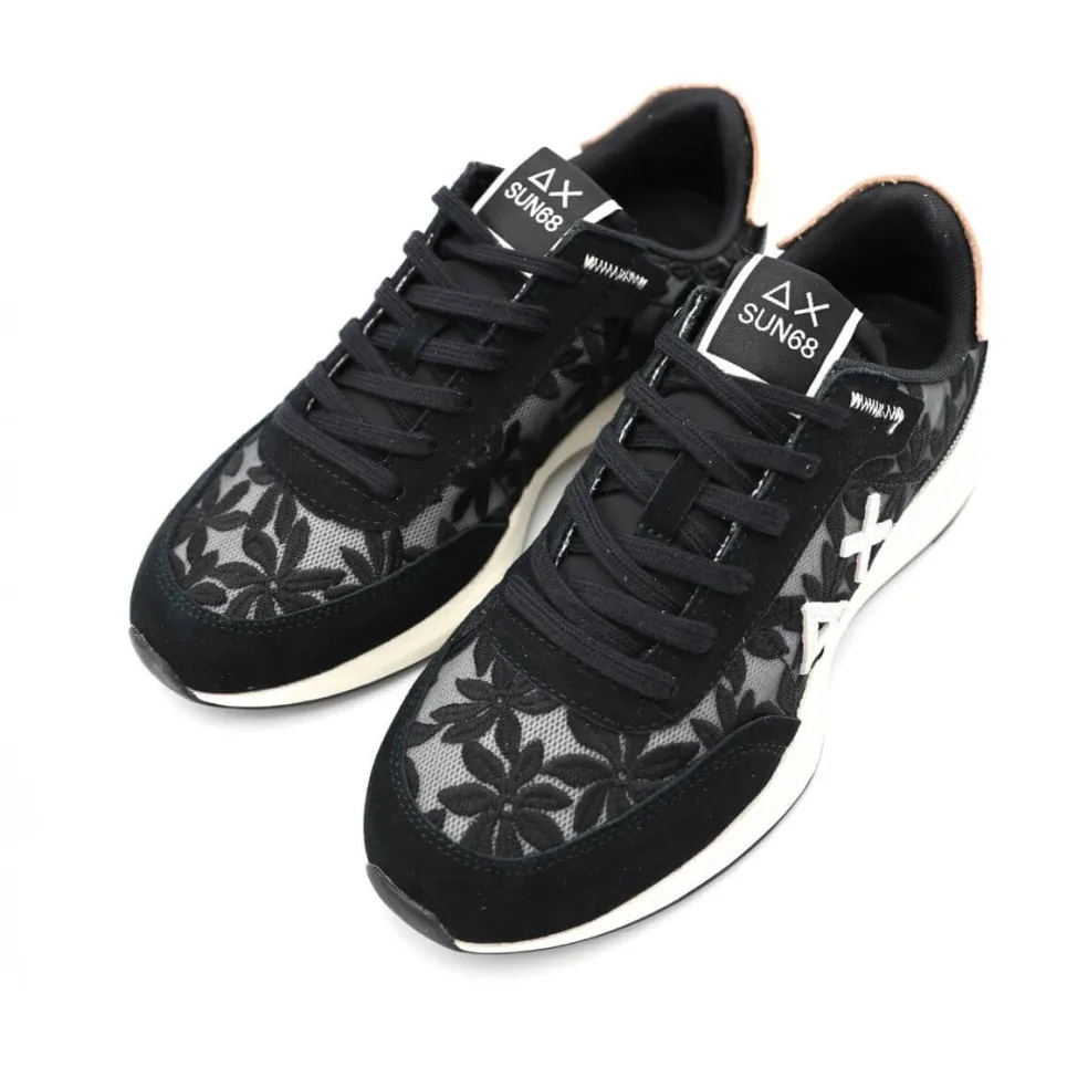 Sneakers donna “Sun68” Z34218 Collezione Primavera/Estate 2025 – Nero
