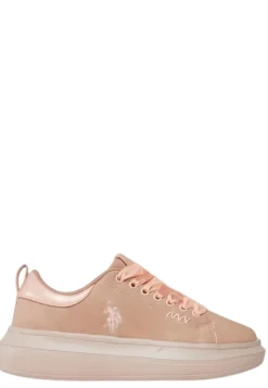 Sneakers donna “U.S. POLO” HELIS024 Collezione Primavera/Estate 2025 – Rosa/Beige
