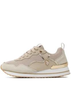 Sneakers donna “U.S. POLO” LAYLA001F-BEI001 Collezione Primavera/Estate 2025 – Beige