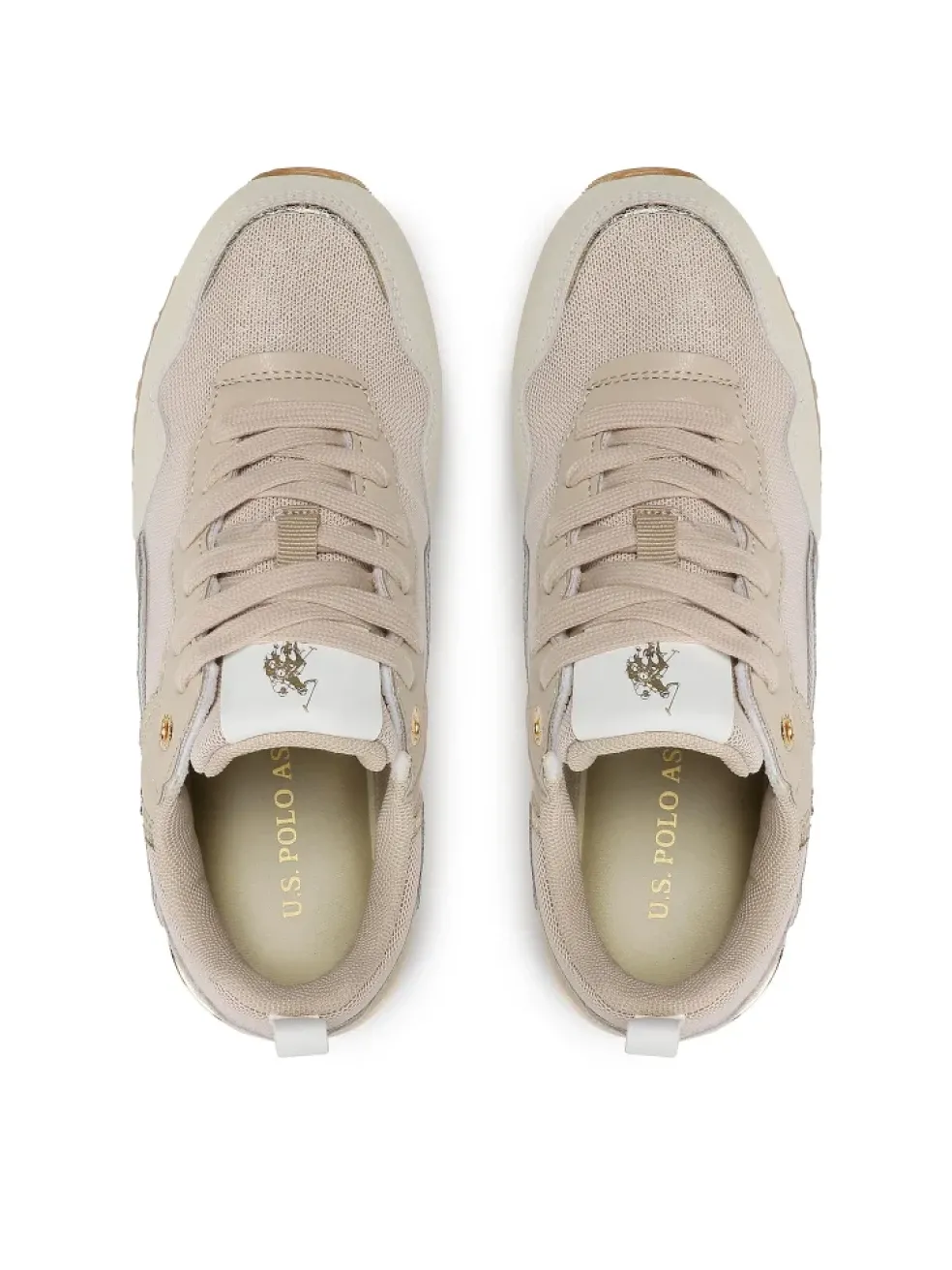 Sneakers donna “U.S. POLO” LAYLA001F-BEI001 Collezione Primavera/Estate 2025 – Beige