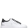 Sneakers donna “U.S. POLO” MARAYA003-WHI-BLK01 Collezione Primavera/Estate 2025 – Bianco e nero