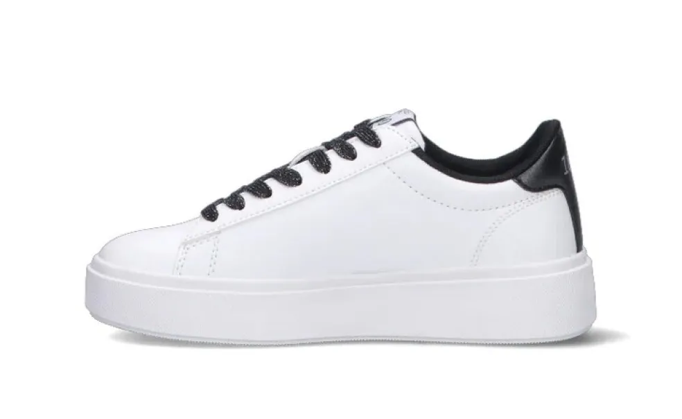 Sneakers donna “U.S. POLO” MARAYA003-WHI-BLK01 Collezione Primavera/Estate 2025 – Bianco e nero