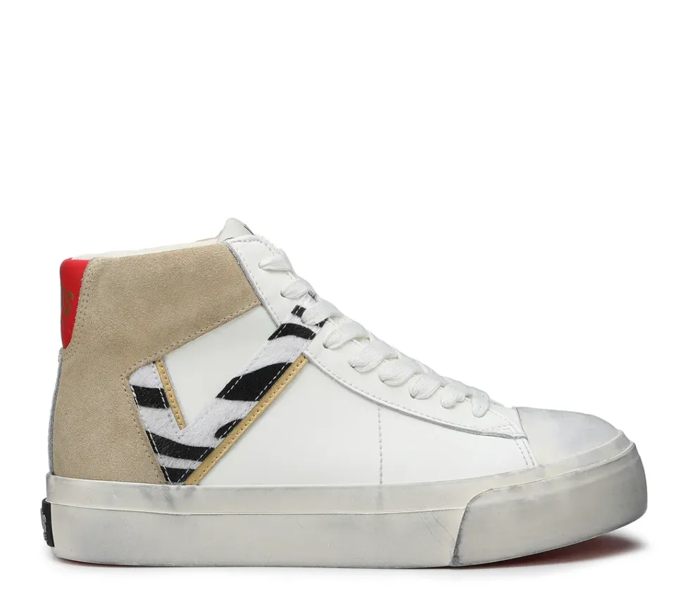 Sneakers donna “Virtus Palestre” VTW200100/01 Collezione Autunno/Inverno 2024/2025 Zebrato – Grigio/Bianco