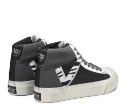 Sneakers donna “Virtus Palestre” VTW200100/01 Collezione Autunno/Inverno 2024/2025 Zebrato – Grigio/Bianco