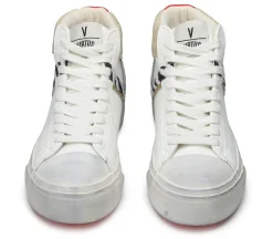 Sneakers donna “Virtus Palestre” VTW200100/01 Collezione Autunno/Inverno 2024/2025 Zebrato – Grigio/Bianco