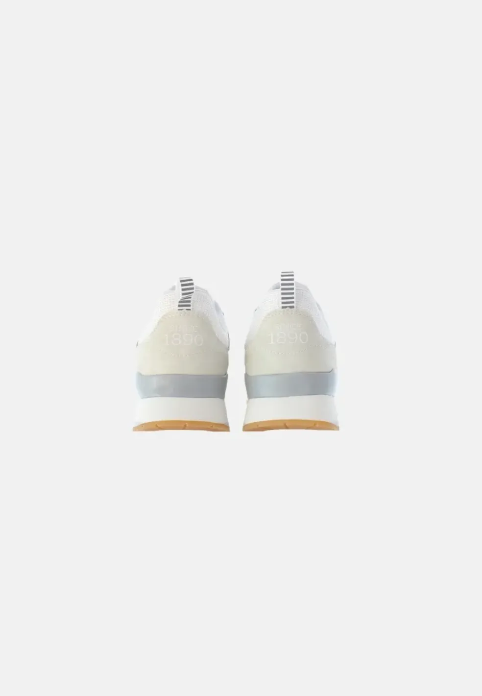 Sneakers Uomo ” U.S. Polo Assn.” Tabry007A Collezione Primavera/Estate 2025 – Bianco e Fango