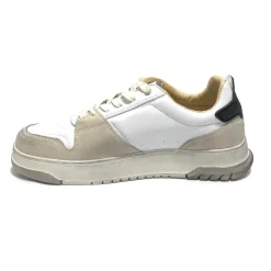 Sneakers Uomo “Blauer” HARPER07 Collezione Primavera/Estate 2025 – Bianco Multi
