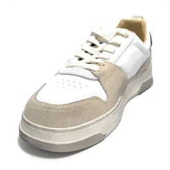 Sneakers Uomo “Blauer” HARPER07 Collezione Primavera/Estate 2025 – Bianco Multi