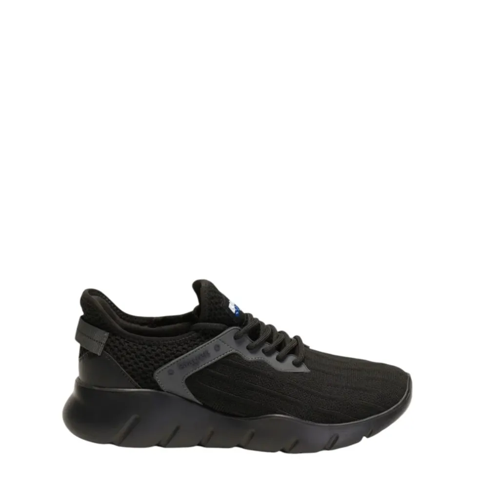 Sneakers Uomo “Blauer” HULETT01 Collezione Primavera/Estate 2025 – Nero/Bianco