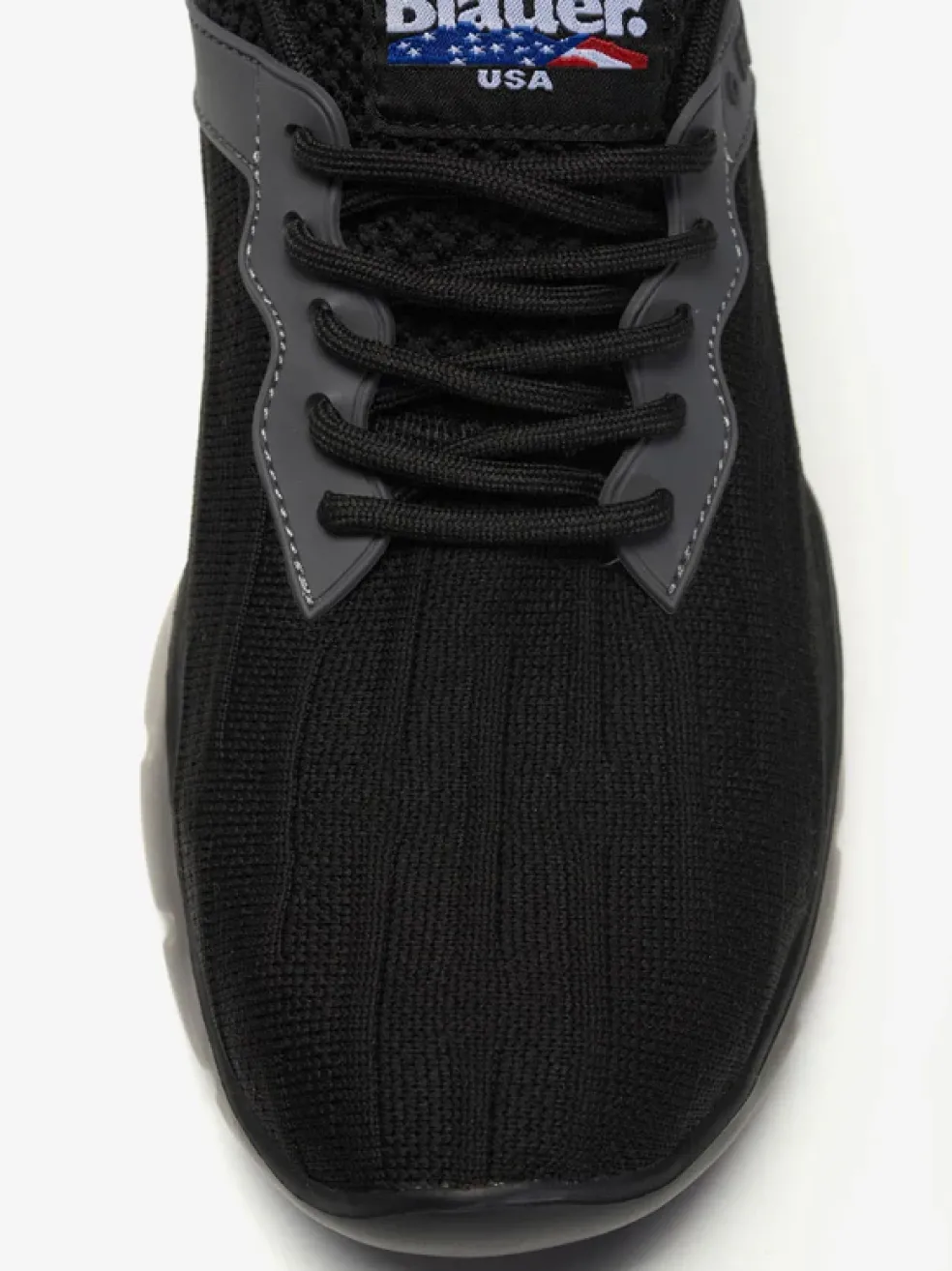 Sneakers Uomo “Blauer” HULETT01 Collezione Primavera/Estate 2025 – Nero/Bianco