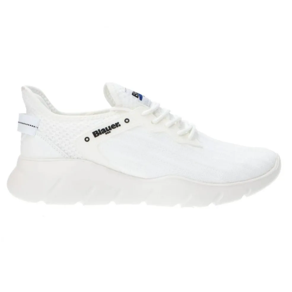 Sneakers Uomo “Blauer” HULETT01 Collezione Primavera/Estate 2025 – Nero/Bianco