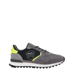 Sneakers Uomo “Blauer”DIXON01 Collezione Primavera/Estate 2025 – Grigio/Blu