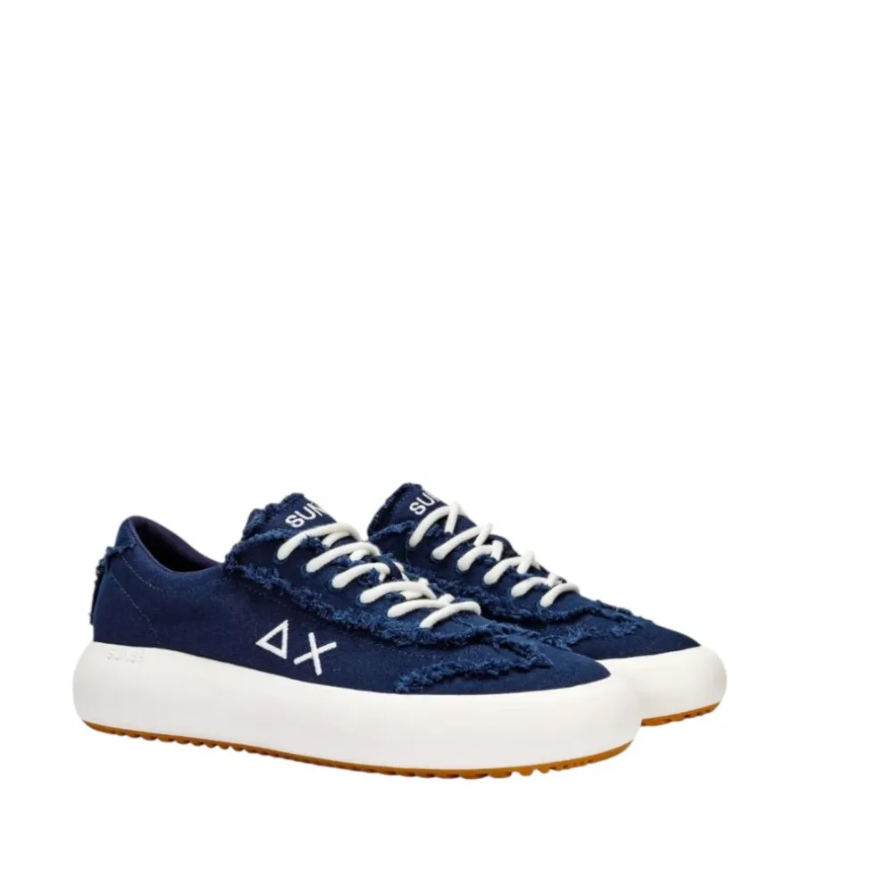 Sneakers Uomo “SUN68” Z34136 Collezione Primavera/Estate 2025 – Blu/Verde