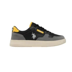 Sneakers Uomo “U.s. Polo Assn.” Rush001B Collezione Primavera/Estate 2025 – Nero e Grigio