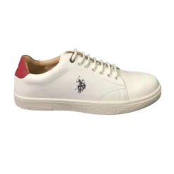 Sneakers Uomo “U.S. Polo Assn.” Hummer001 Collezione Primavera/Estate 2025 – Bianco e Rosso