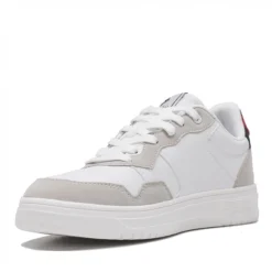 Sneakers uomo “U.S. Polo Assn.” Kosmo001B Collezione Primavera/Estate 2025 – Bianco e Nero/Bianco e Verde/Bianco e Rosso