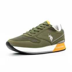 Sneakers Uomo “U.s. Polo Assn.” Nobil003G Collezione Primavera/Estate 2025 – Verde Militare