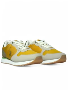 Sneakers Uomo “U.s. Polo Assn.” Altena001A Collezione Primavera/Estate 2025 – Senape e Fango