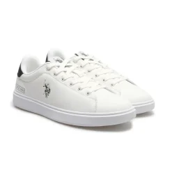 Sneakers Uomo “U.S. Polo Assn.” Byroon001 Collezione Primavera/Estate 2025 Bianco – Nero