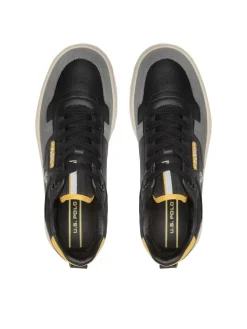 Sneakers Uomo “U.s. Polo Assn.” Rush001B Collezione Primavera/Estate 2025 – Nero e Grigio