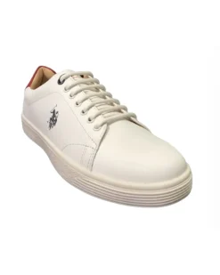 Sneakers Uomo “U.S. Polo Assn.” Hummer001 Collezione Primavera/Estate 2025 – Bianco e Rosso