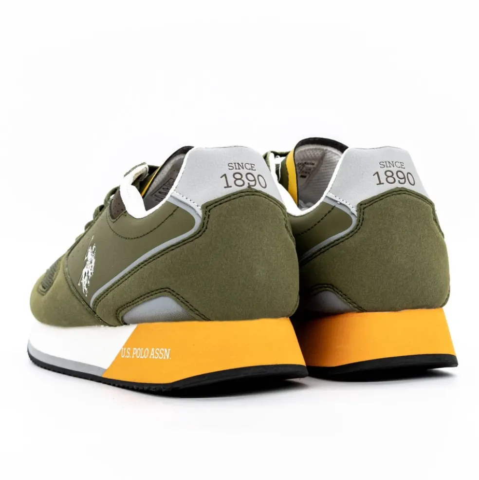 Sneakers Uomo “U.s. Polo Assn.” Nobil003G Collezione Primavera/Estate 2025 – Verde Militare
