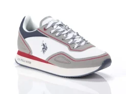 Sneakers Uomo “U.S Polo Assn.” Nobil012-WHI Collezione Primavera/Estate 2025 – Grigio Multi