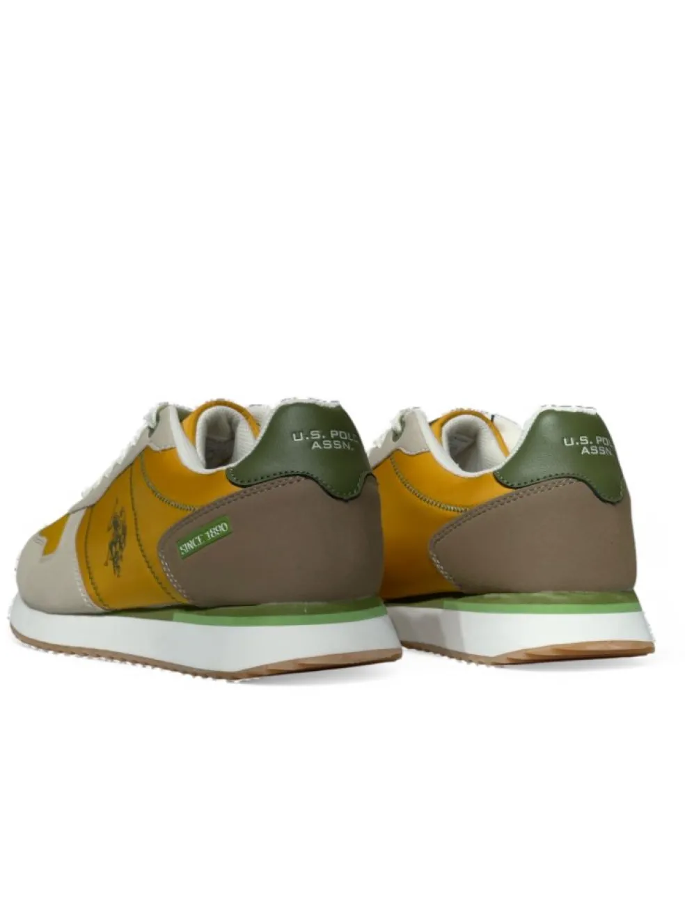 Sneakers Uomo “U.s. Polo Assn.” Altena001A Collezione Primavera/Estate 2025 – Senape e Fango