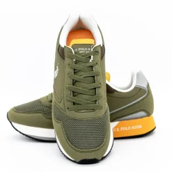 Sneakers Uomo “U.s. Polo Assn.” Nobil003G Collezione Primavera/Estate 2025 – Verde Militare