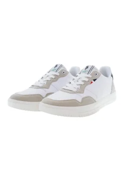 Sneakers uomo “U.S. Polo Assn.” Kosmo001B Collezione Primavera/Estate 2025 – Bianco e Nero/Bianco e Verde/Bianco e Rosso