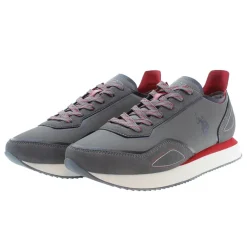 Sneakers Uomo “U.S. Polo Assn.” Spark003 Collezione Primavera/Estate 2025 – Marrone Multi/Grigio Multi