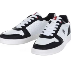 Sneakers “U.S. Polo Assn” Rokko003b Collezione Primavera/Estate 2025 – Bianco e Nero