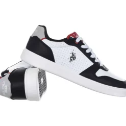 Sneakers “U.S. Polo Assn” Rokko003b Collezione Primavera/Estate 2025 – Bianco e Nero