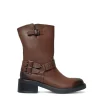 Stivaletti Bikers donna “Braccialini” N152 Collezione Autunno/Inverno 2024/2025 vintage – Marrone