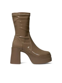 Stivaletti donna “Apepazza” F3PRETTY01/PAT Collezione Autunno/Inverno 2024/2025 – Taupe/Nero