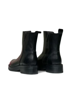 Stivaletti donna “Exton” AE84 vitello Collezione Autunno/Inverno 2024/2025 – Marrone/Nero