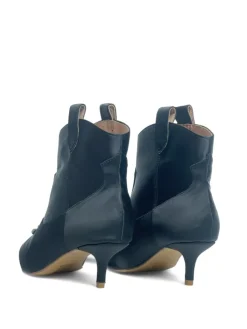 Stivaletti donna “Gaelle Paris” GBDC2599FSTT Collezione Autunno/Inverno 2024/2025 In raso – Nero