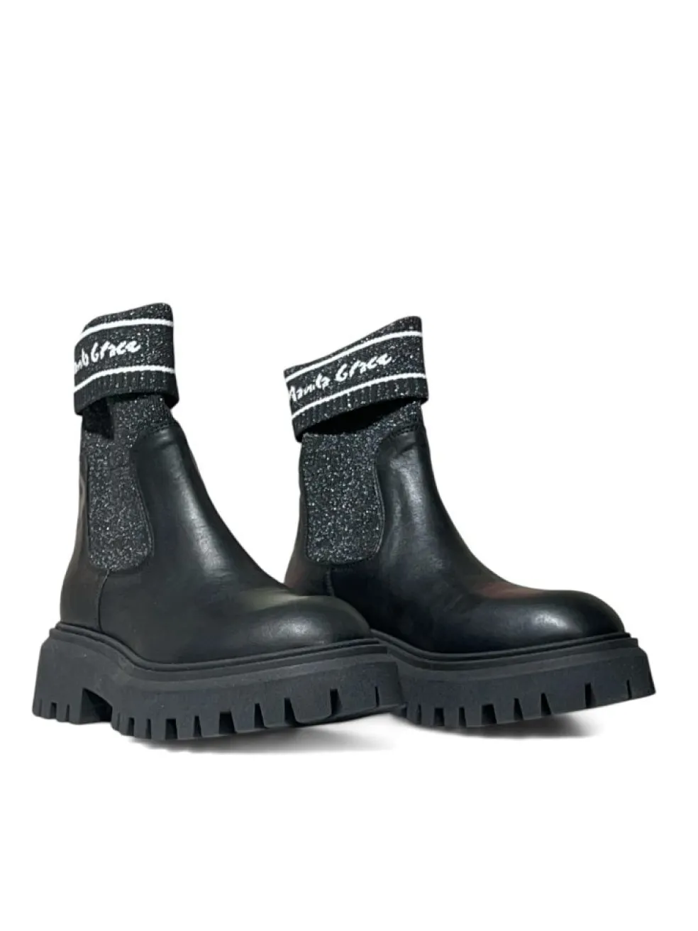 Stivaletti donna “Manila Grace” 60077 Collezione Autunno/Inverno 2024/2025 sock – Nero
