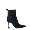 Stivaletti donna “Manufacture Dessai” AA51 Collezione Autunno/Inverno 2024/2025 Con strass – Bronzo/Verde/Blu