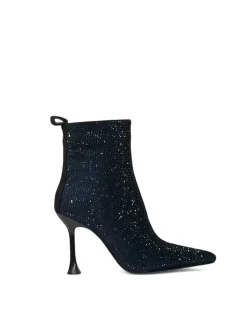 Stivaletti donna “Manufacture Dessai” AA51 Collezione Autunno/Inverno 2024/2025 Con strass – Bronzo/Verde/Blu