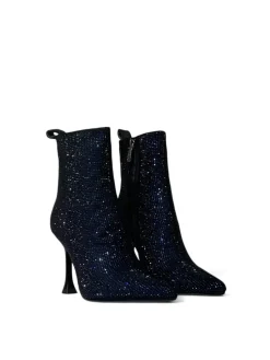 Stivaletti donna “Manufacture Dessai” AA51 Collezione Autunno/Inverno 2024/2025 Con strass – Bronzo/Verde/Blu